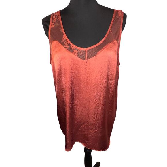 Maurices women’s XXL Lace Satin Feminine Whimsy Goth Copper Camisole New
 - Picture 1 of 8
